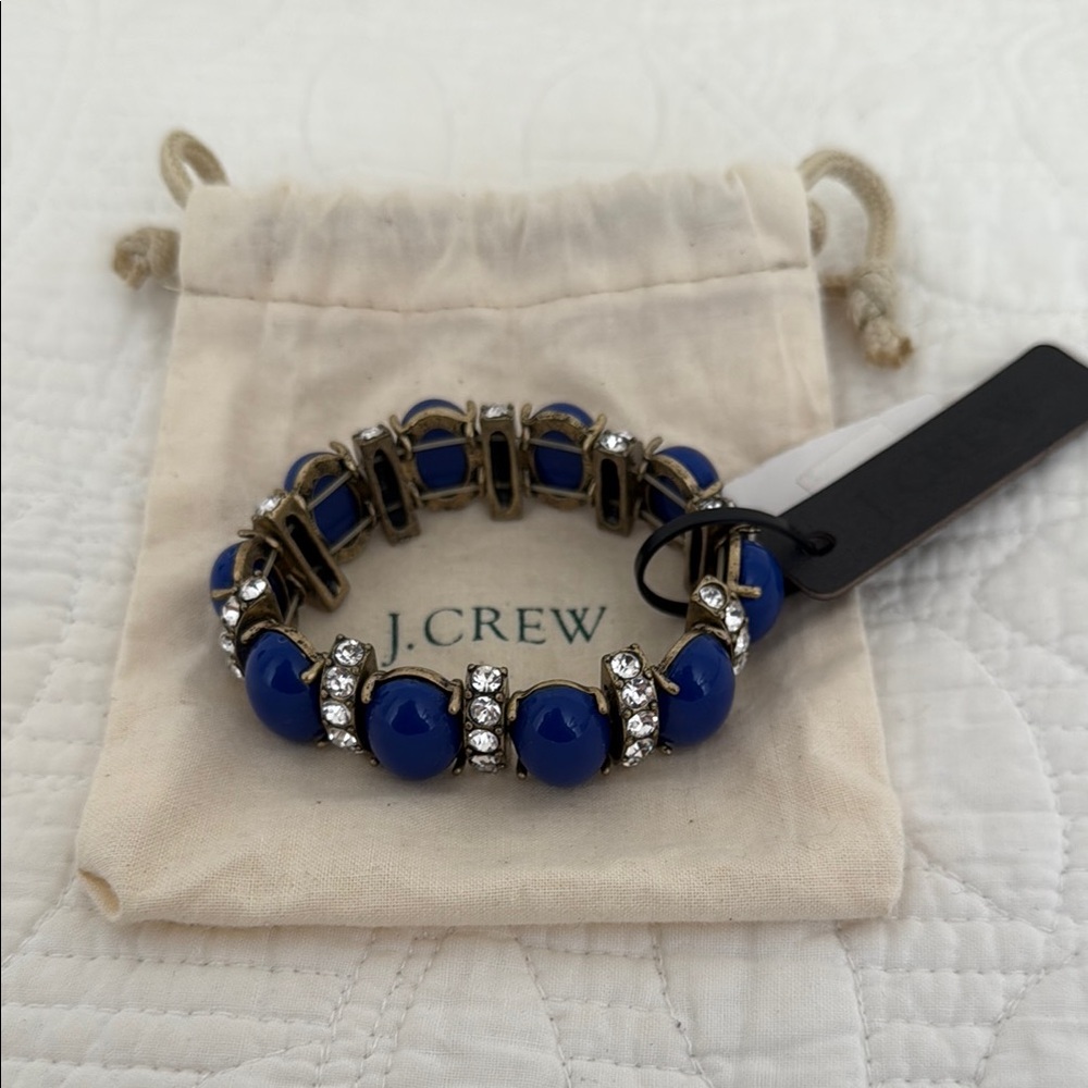 J.Crew Blue Beaded Bracelet